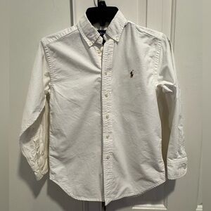 Ralph Lauren boy’s White Button-Down Shirt